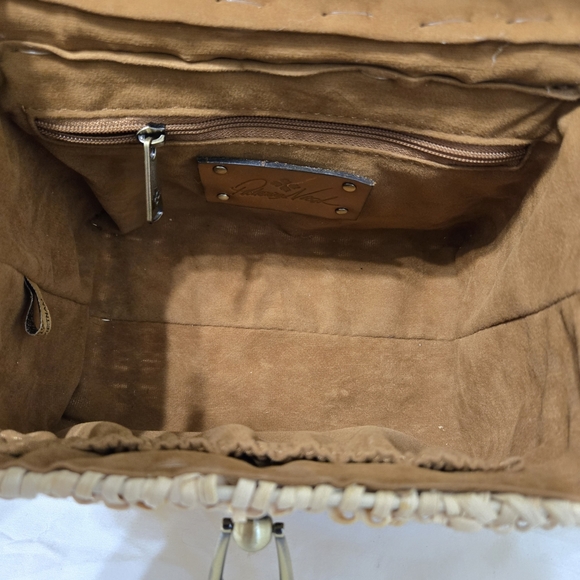 Patricia Nash Woven Handbag with Leather Accents Size S - Picture 8 of 12